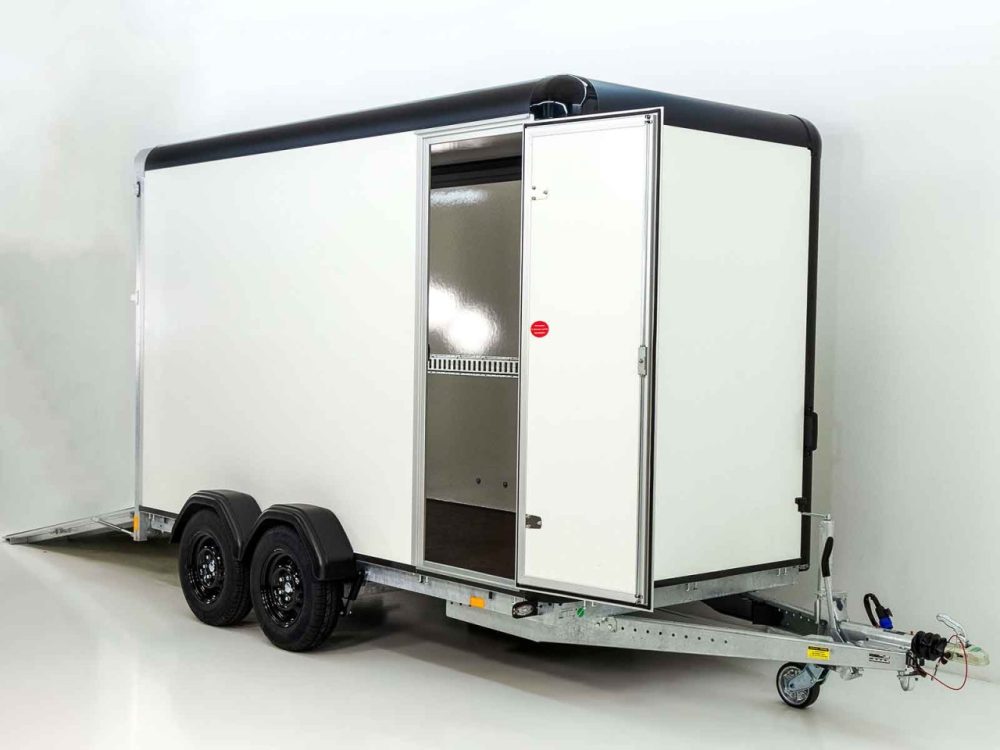 Henra Kofferanhänger Boxvan black 183x465cm H:190 2,7t|Rampe Türe-Neu – Bild 3