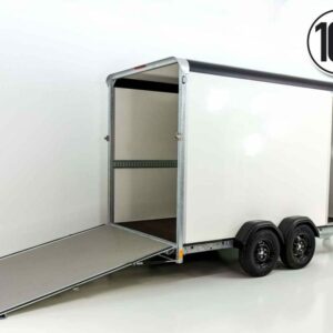 Henra Kofferanhänger Boxvan black 183x465cm H:220cm 2,7t|Rampe Türe |-Neu