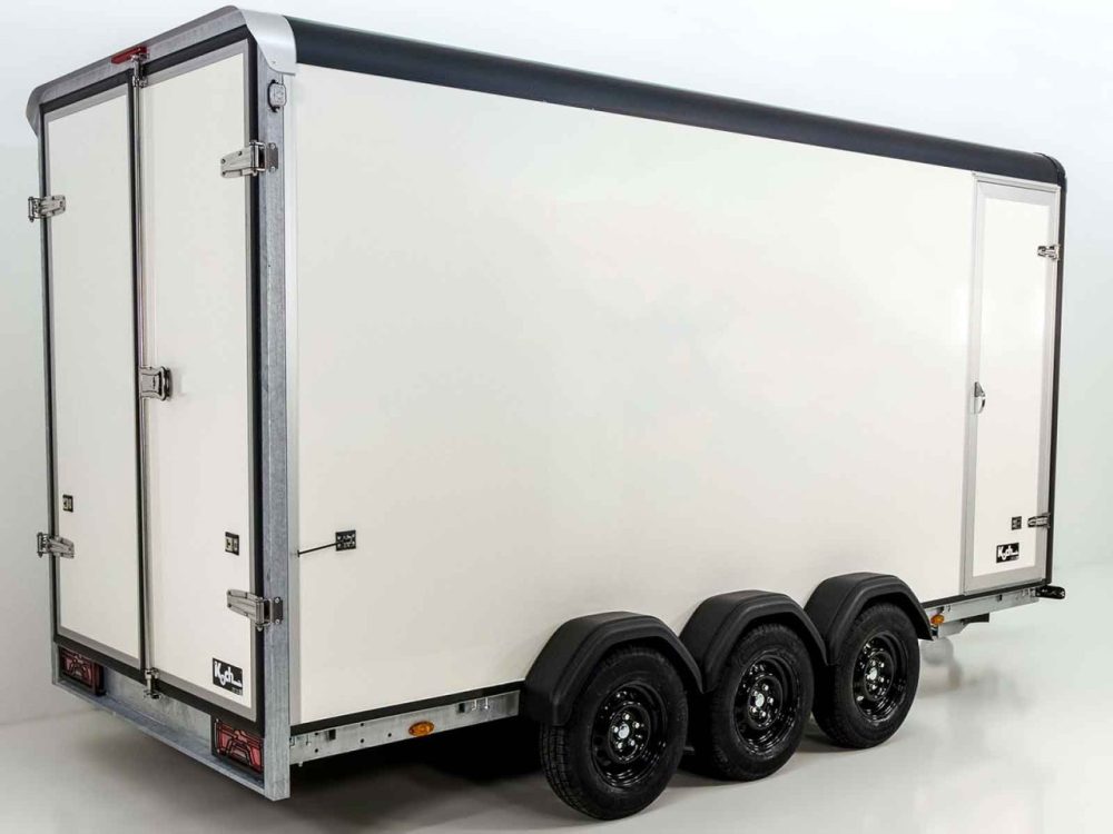 Henra Kofferanhänger Boxvan black 183x465cm H:220 3,5t |Tridem|Türe-Neu – Bild 3