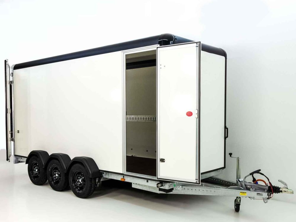Henra Kofferanhänger Boxvan black 183x465cm H:220 3,5t |Tridem|Türe-Neu – Bild 4