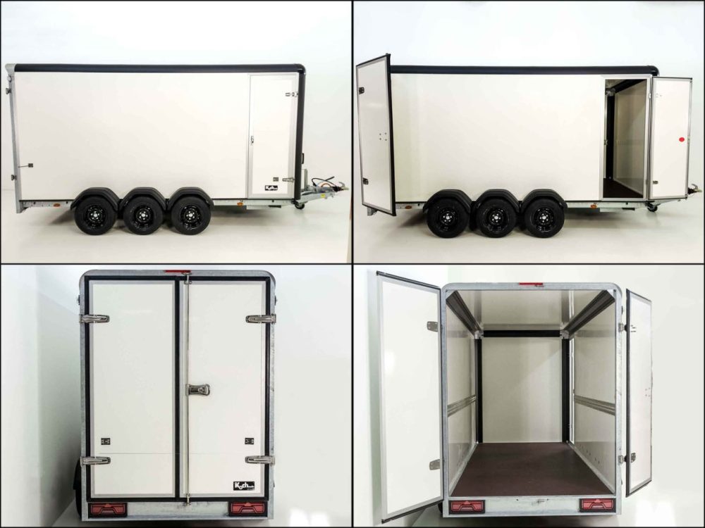 Henra Kofferanhänger Boxvan black 183x465cm H:220 3,5t |Tridem|Türe-Neu – Bild 9