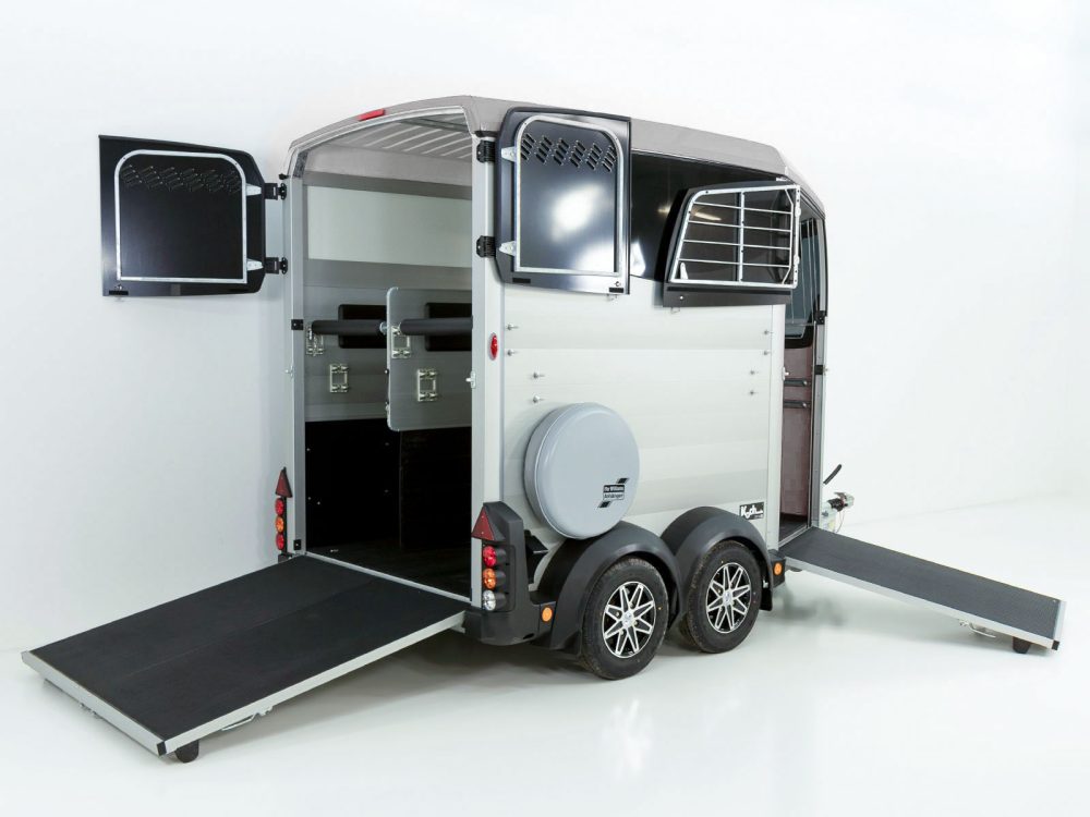 Pferdeanhänger Ifor Williams HBX 511|Frontausstieg|neues Modell|silber-Neu – Bild 3