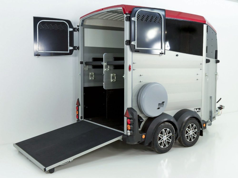 Pferdeanhänger Ifor Williams HBX 511|Frontausstieg|neues Modell|rot-Neu – Bild 3
