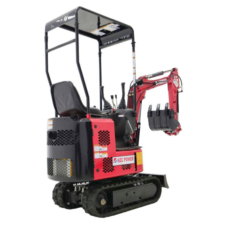 HZC Power Minibagger SBKB765K – Benzin, 866 kg, mit Dach, schmale Ausführung-Neu – Bild 4
