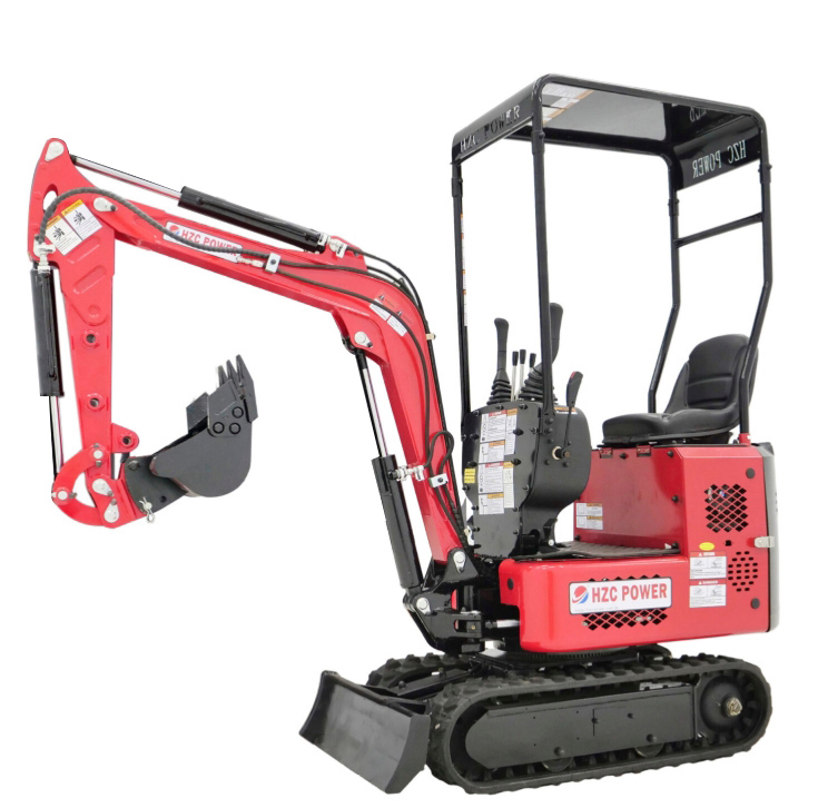 HZC Power Minibagger SBKB765K – Benzin, 866 kg, mit Dach, schmale Ausführung-Neu – Bild 5