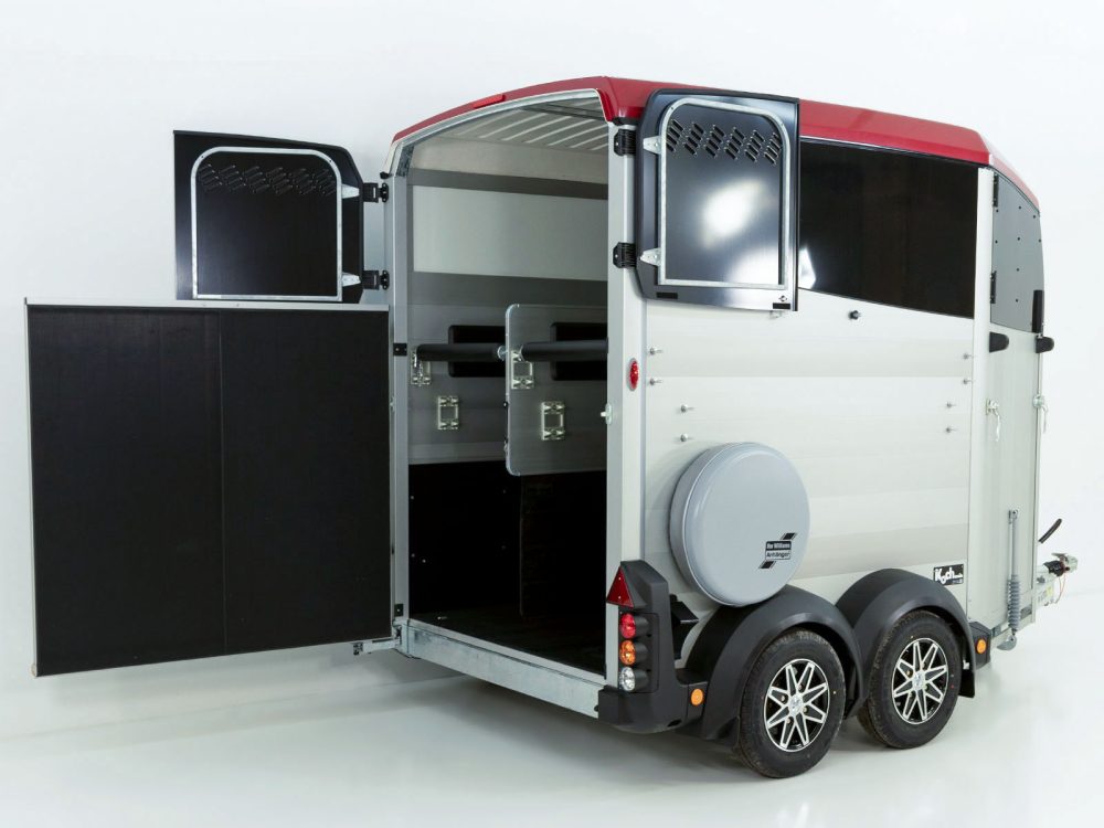 Pferdeanhänger Ifor Williams HBX 511|Frontausstieg|neues Modell|rot-Neu – Bild 8