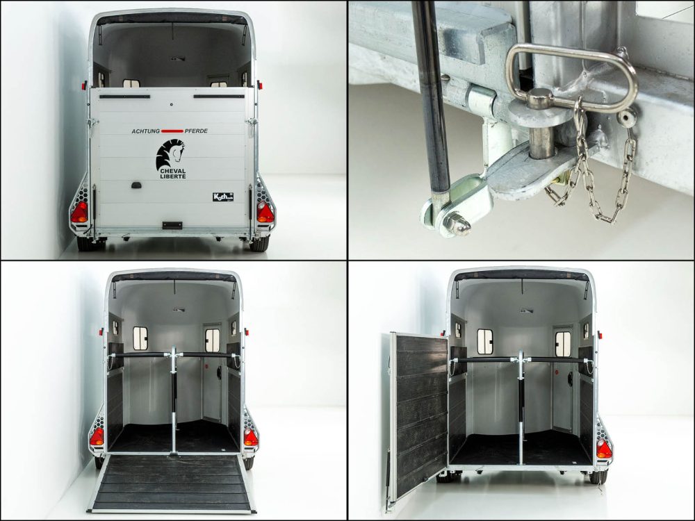Cheval Liberte Pferdeanhänger GOLD 3|Premium Pullman 2|Sattelkammer|schwarz-Neu – Bild 9