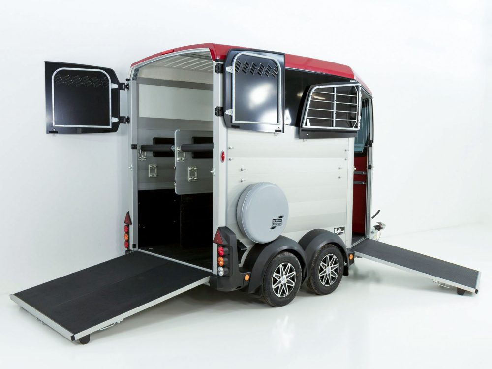 Pferdeanhänger Ifor Williams HBX 511|Frontausstieg|neues Modell|rot-Neu – Bild 9