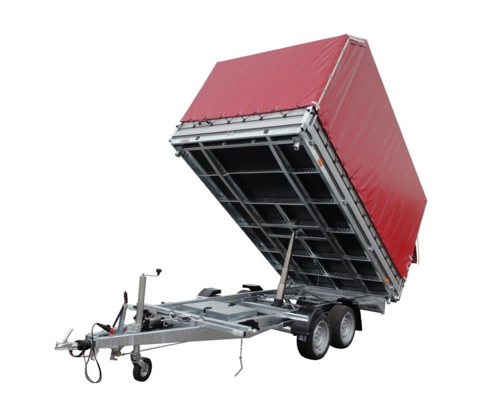 Vezeko Multidreiseitenkipper VMDK35.3|185x350cm 3,5t|Ladefläche kippbar|Hochplane-Neu – Bild 2