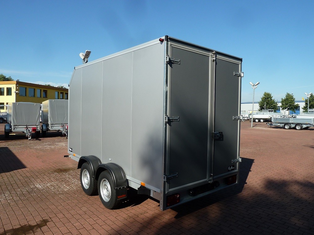 Vezeko Kofferanhänger VK Sandwich Silver 184x355cm Höhe:205cm 2,7t|45°|Tür-Neu – Bild 5