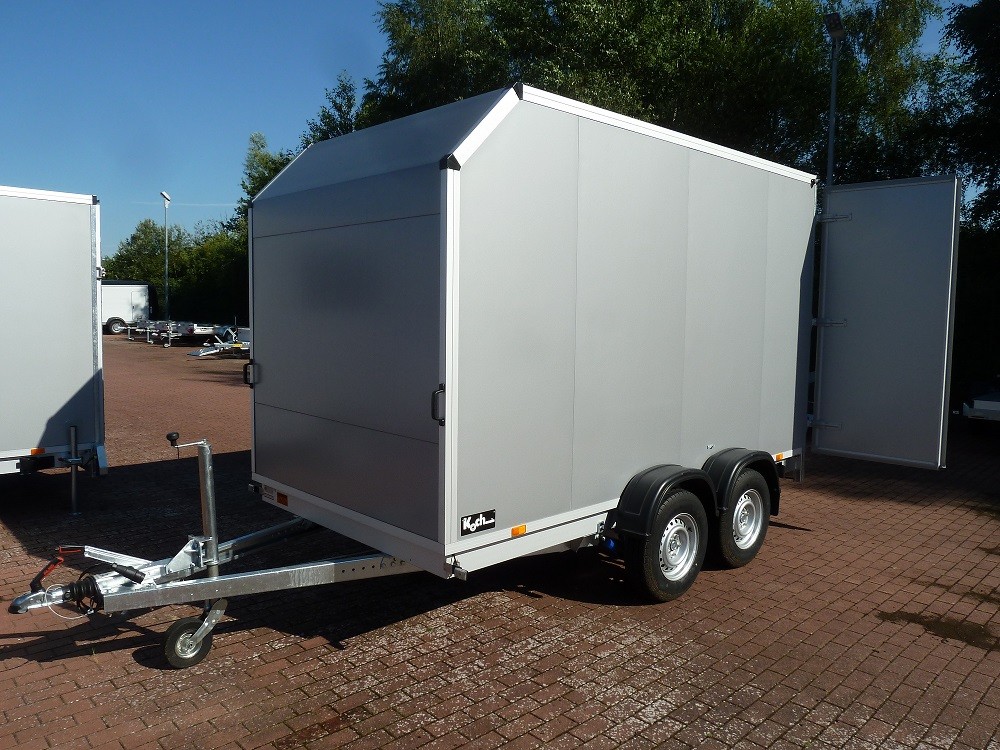 Vezeko Kofferanhänger VK Sandwich Silver 184x355cm Höhe:205cm 2,7t|45°|Tür-Neu – Bild 6